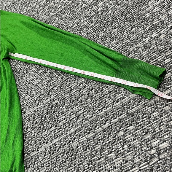 Zara | Green Three Quarter Sleeve Knit - Picture 13 of 13